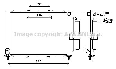 AVA QUALITY COOLING aušintuvo modulis RTM497